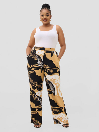 Lizola Jaycee Pallazo Pant - Multicolored - Shopzetu