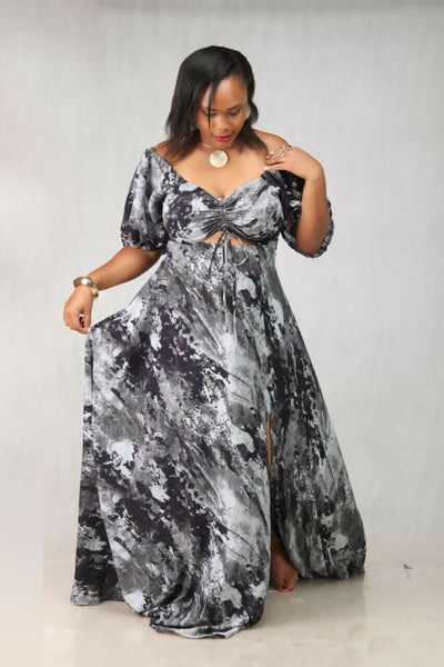 Thick & Fab Amy Maxi Dress - Green - Shopzetu