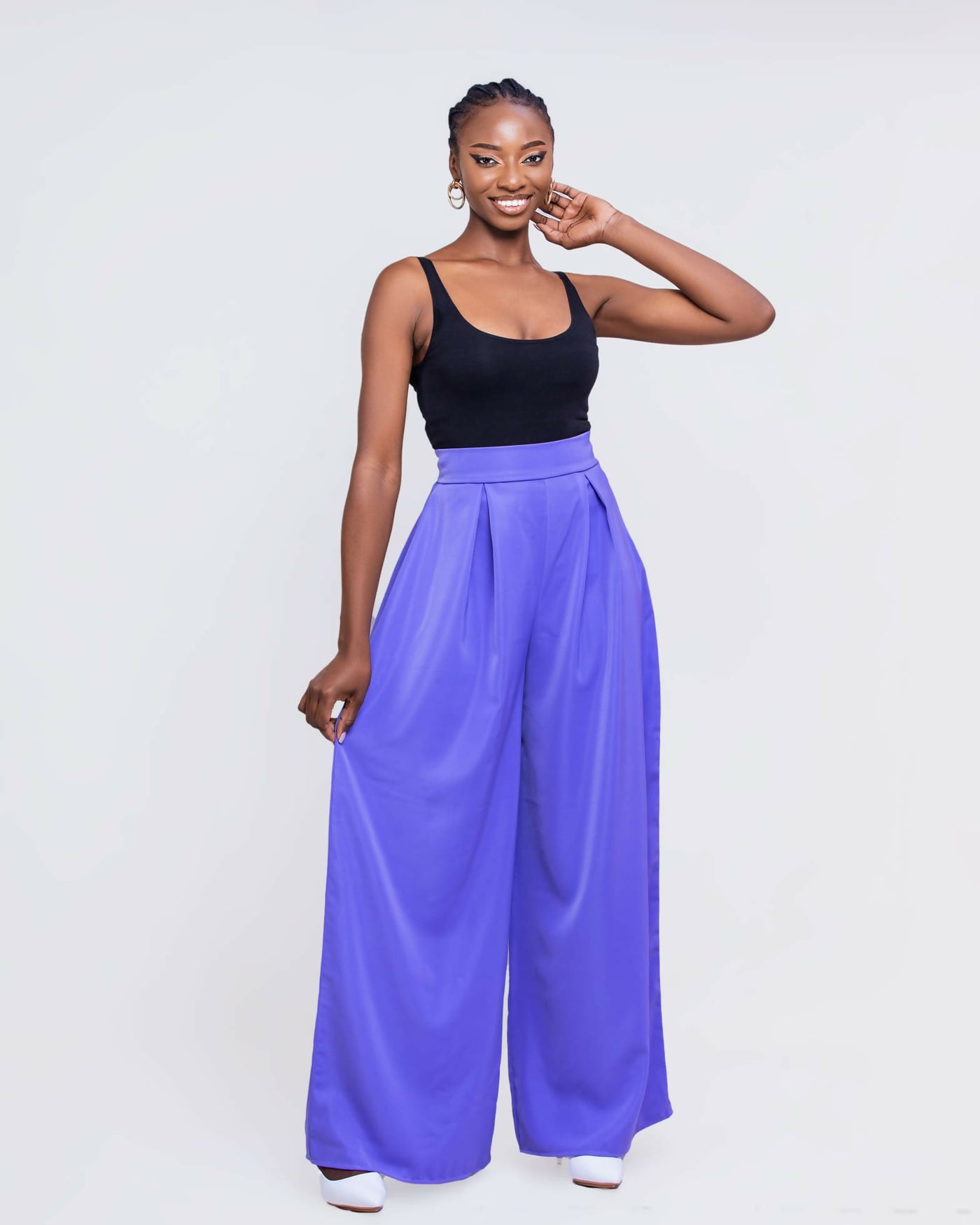 Da’Joy Fashions Nova Pants - Lavender - Shopzetu