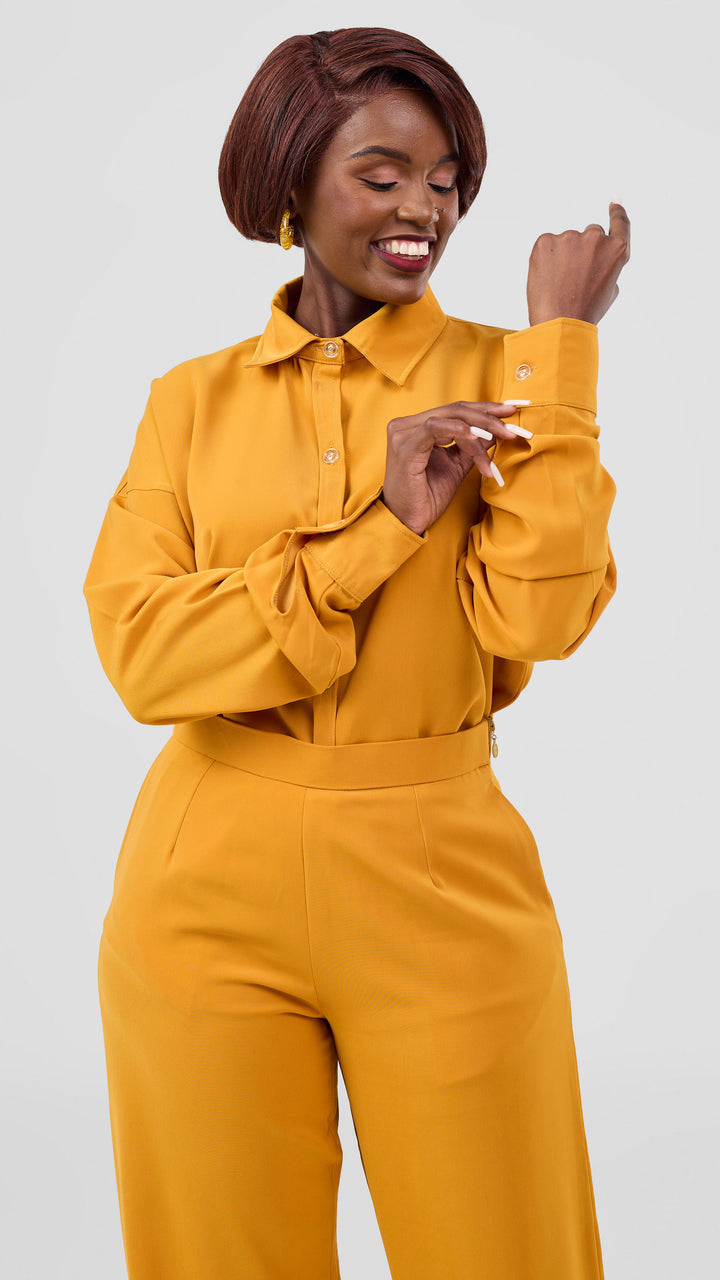 Izulu Gakenge set - Mustard