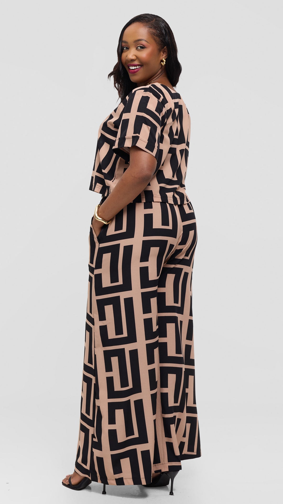 Hawi Sartorial Victoria 2 Piece Set - Black / Beige