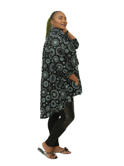 Colt Tops - Black Print - Shopzetu