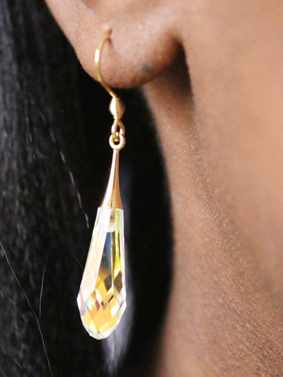 non fading18k gold plated sparkle earrings to pair with dresses, work wear, pants or tops