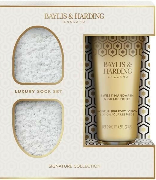 Baylis & Harding Sweet Mandarin & Grapefruit Luxury Foot Care Set - Shopzetu
