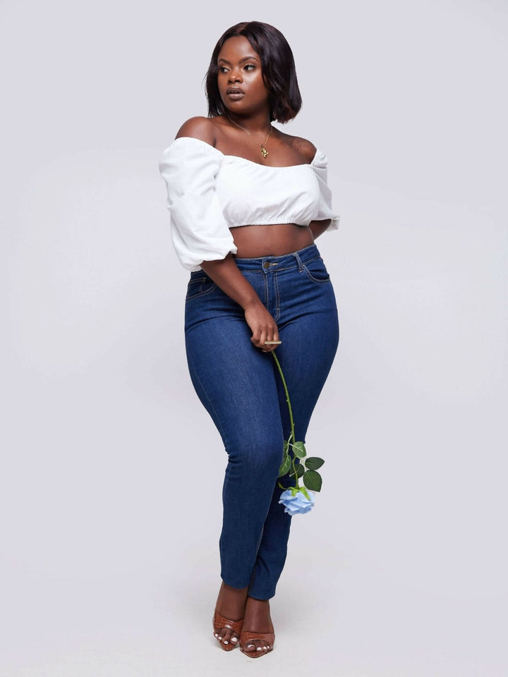 Hekaya Shay Top - White - Shopzetu