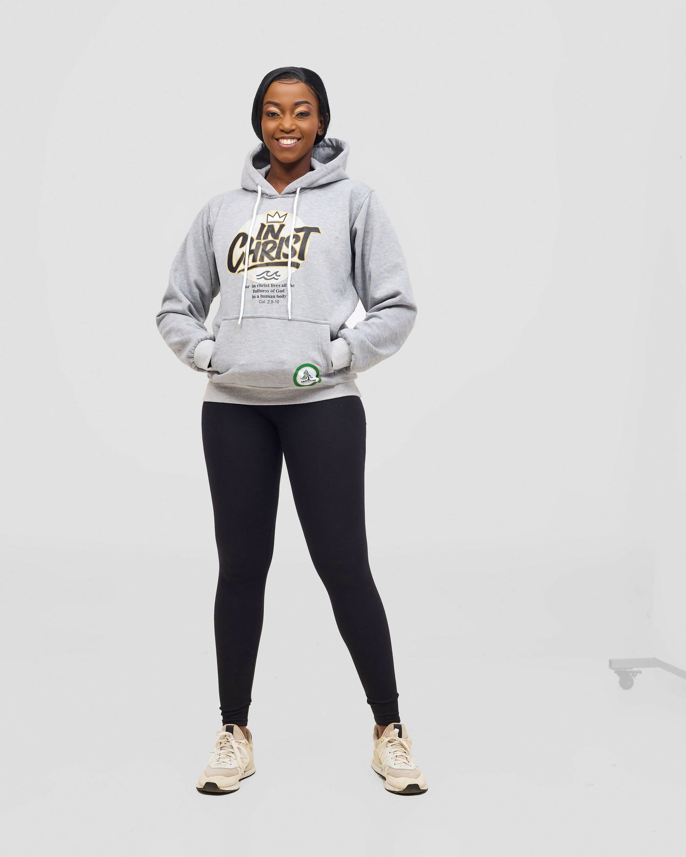 Rafiki Threads In Christ Hoodie - Light Grey