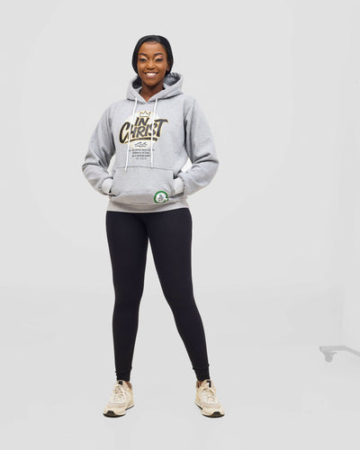 Rafiki Threads In Christ Hoodie - Light Grey