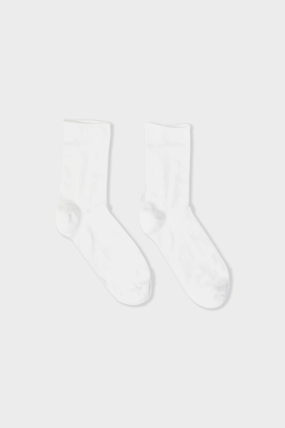 Coton Midi Chaussettes Ecru