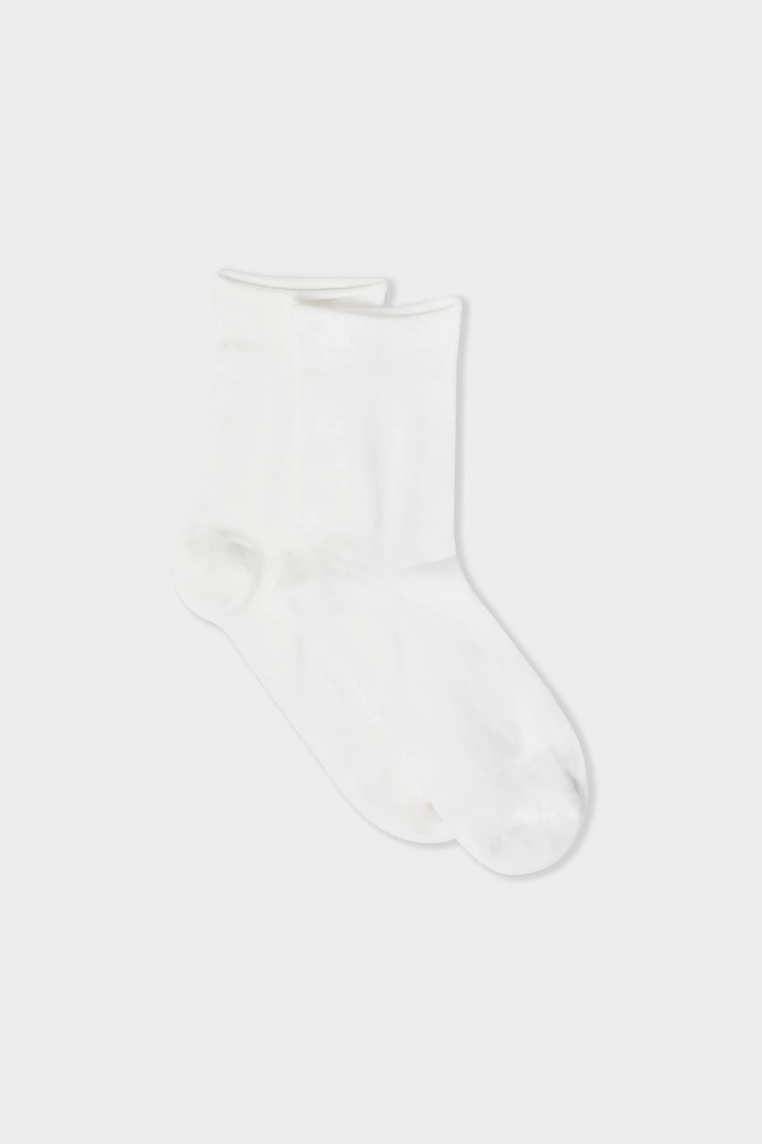 Coton Midi Chaussettes Ecru