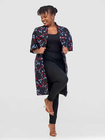 Izulu Kerrio 2 Kimono - Black - Shopzetu