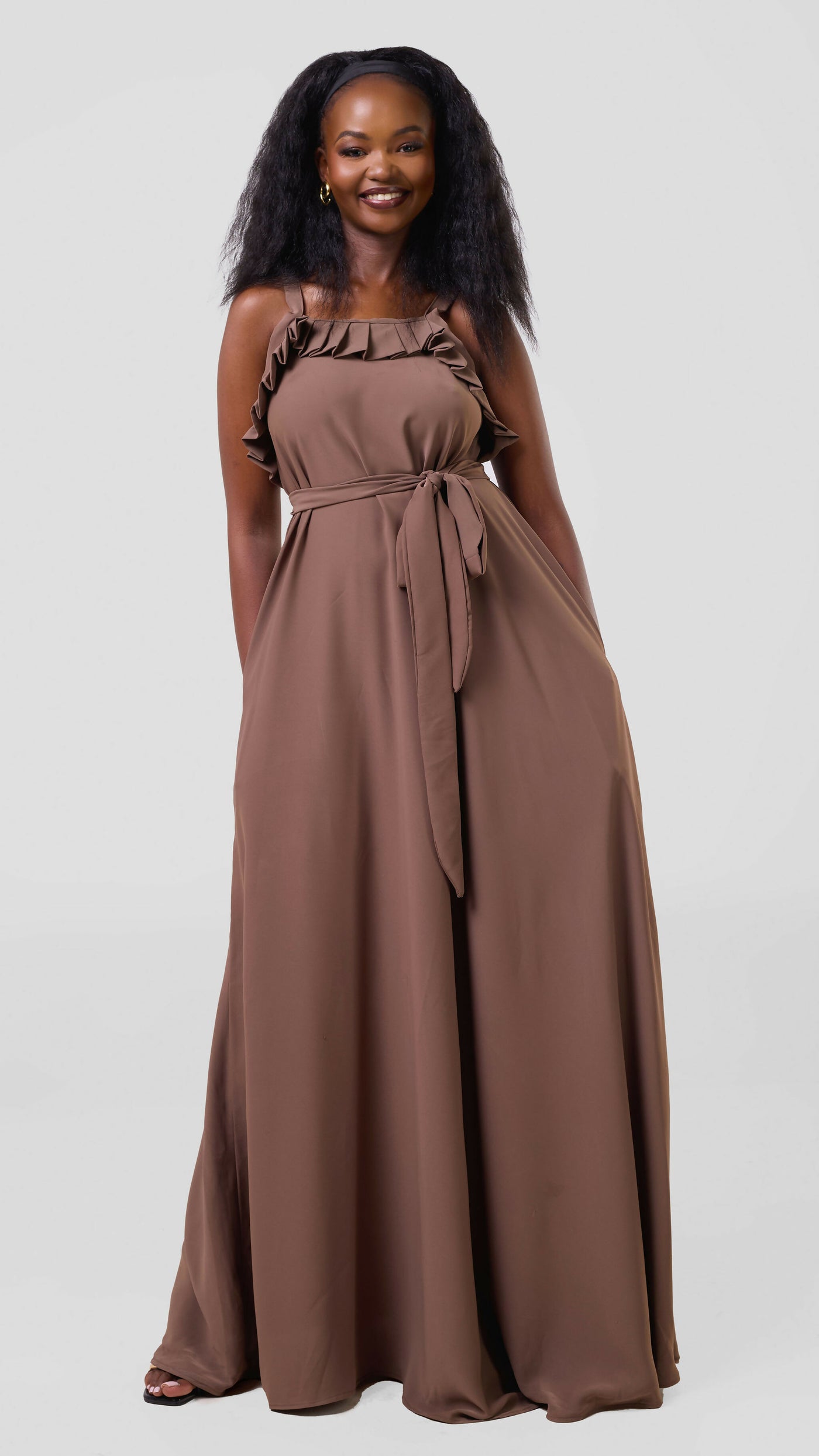 Liliadly Bae Dress - Brown