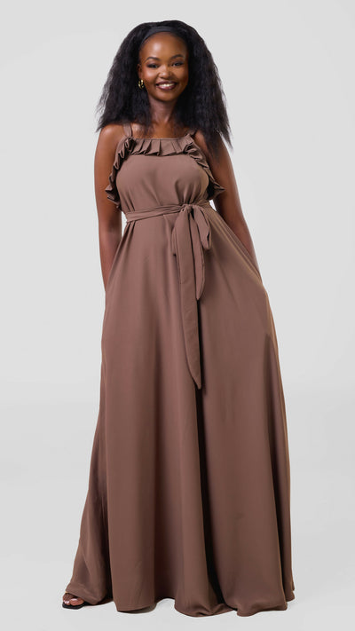 Liliadly Bae Dress - Brown