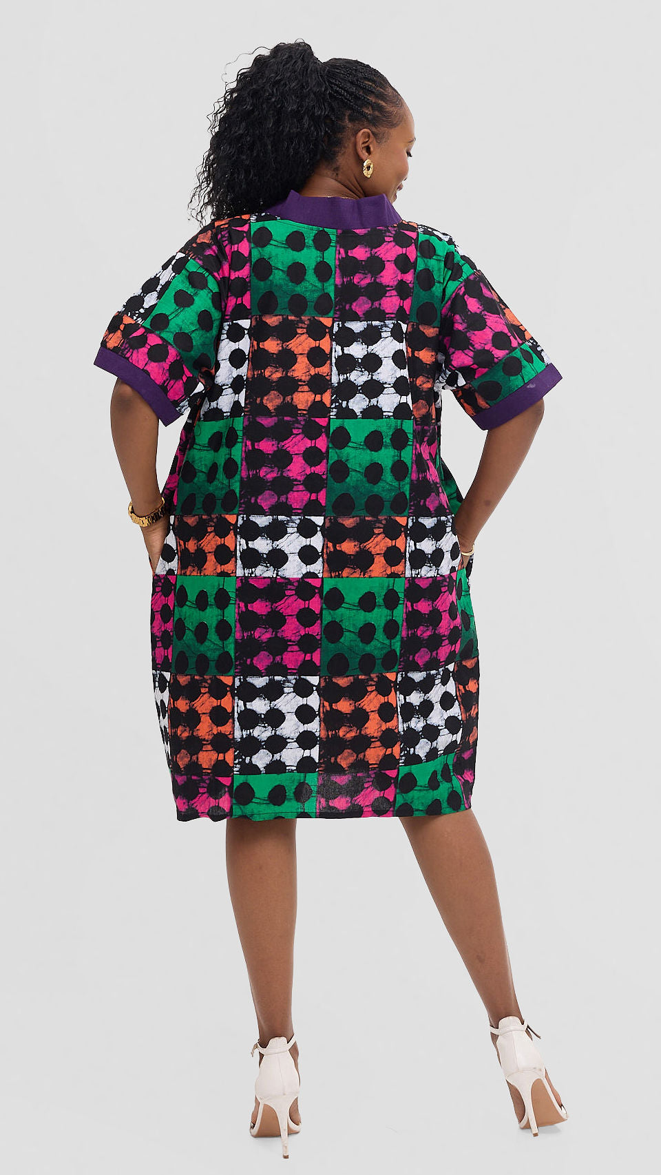 BoSi Royal Boubou Dress - Purple