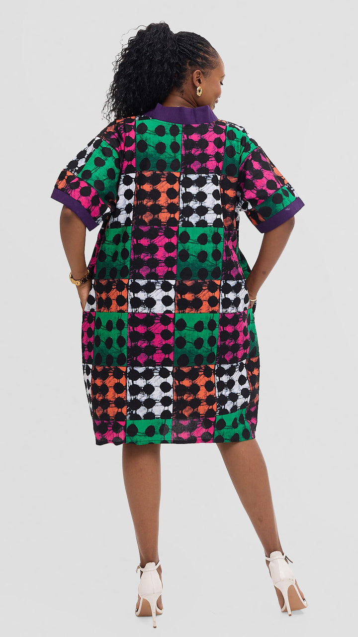 BoSi Royal Boubou Dress - Purple