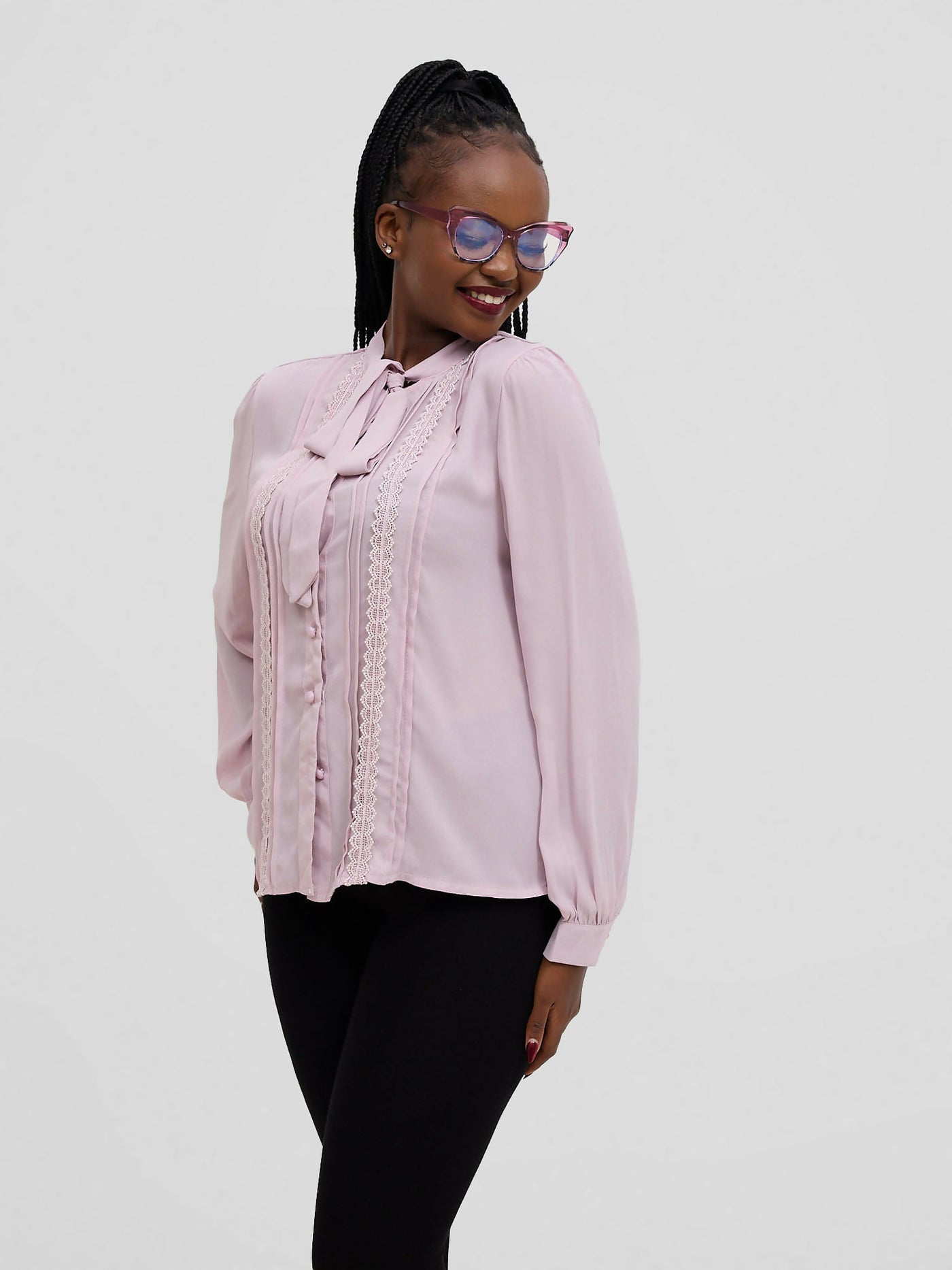 The Fashion Frenzy Blouse Top - Pink - Shopzetu