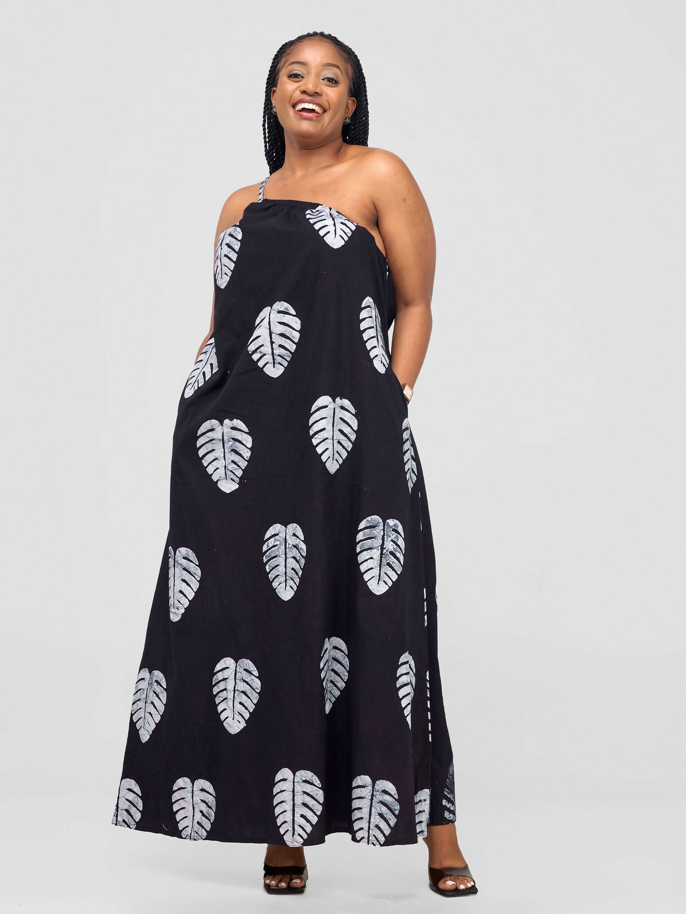 Inroses Hub Batiki Dress - Black / White