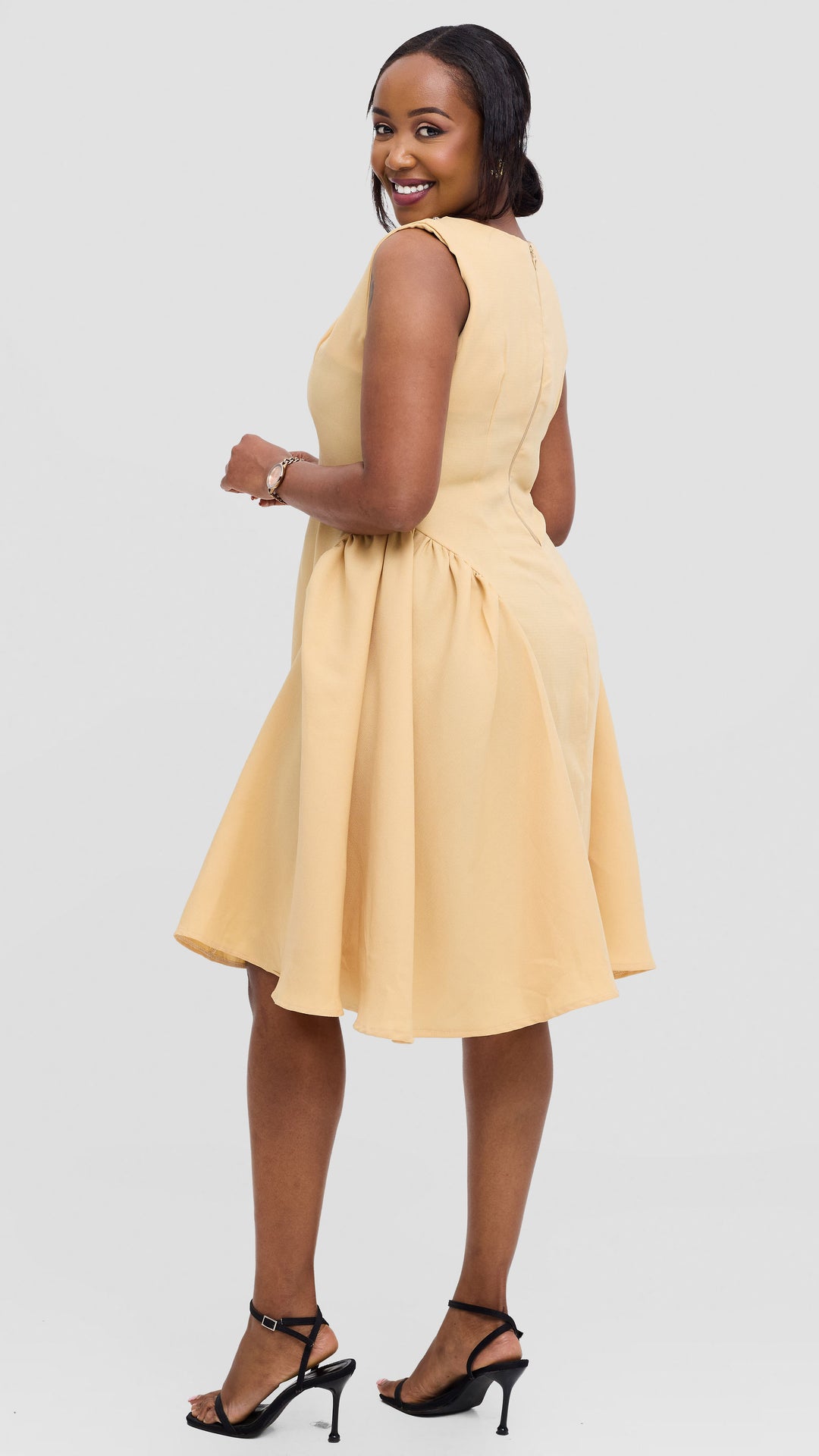 Hawi Sartorial Furaha Dress - Beige