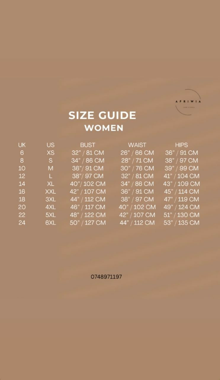 Afriwia Enterprise Ankara Dress - Orange