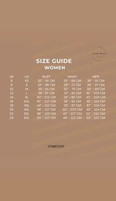 Afriwia Enterprise Ankara Dress - Orange