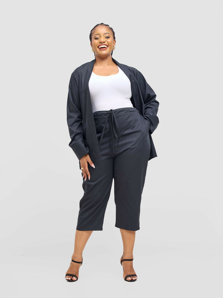 Lizola Juliana 2pc Set - Black - Shopzetu