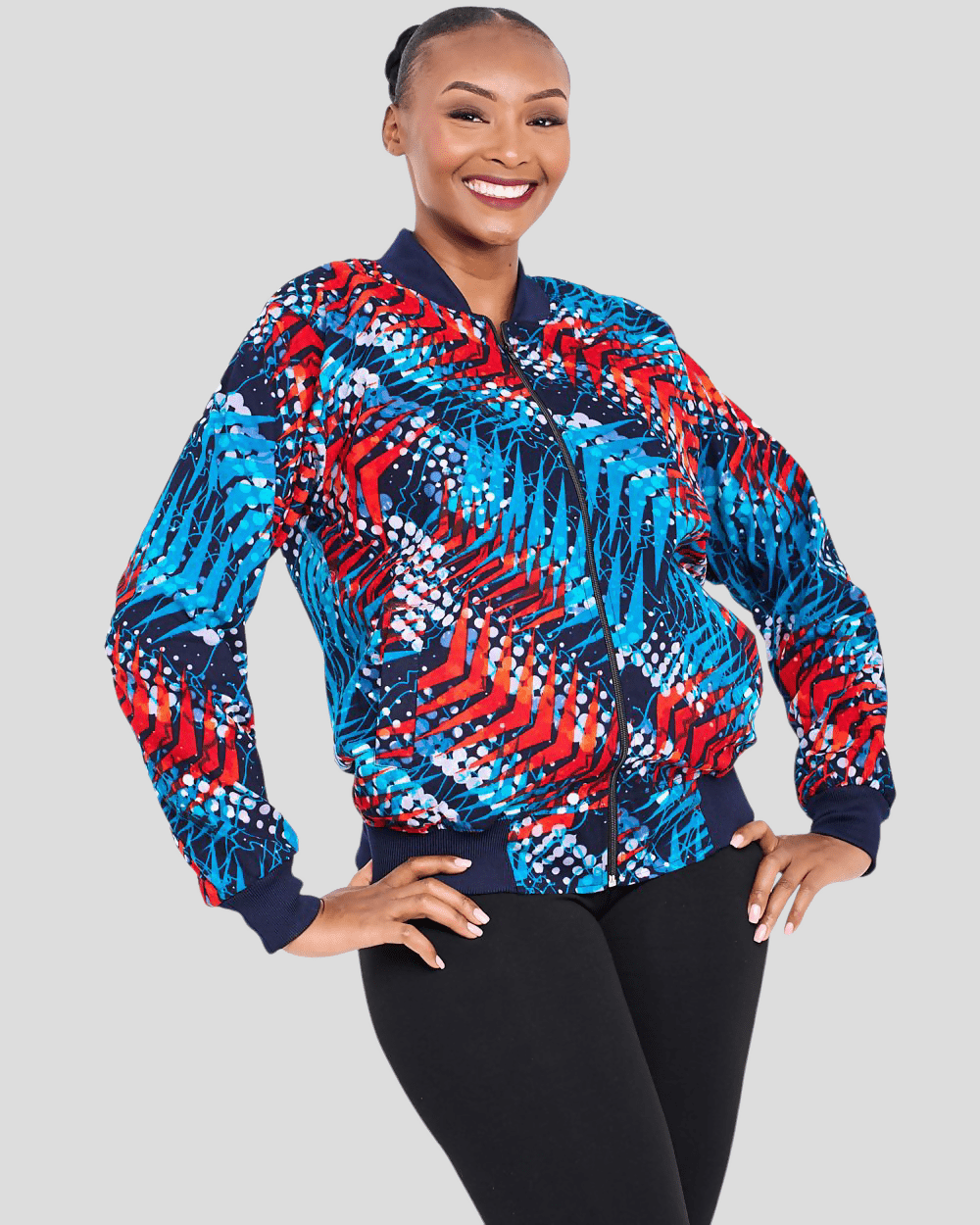 Rafiki Threads Arrow Jacket - Multicolored - Shopzetu