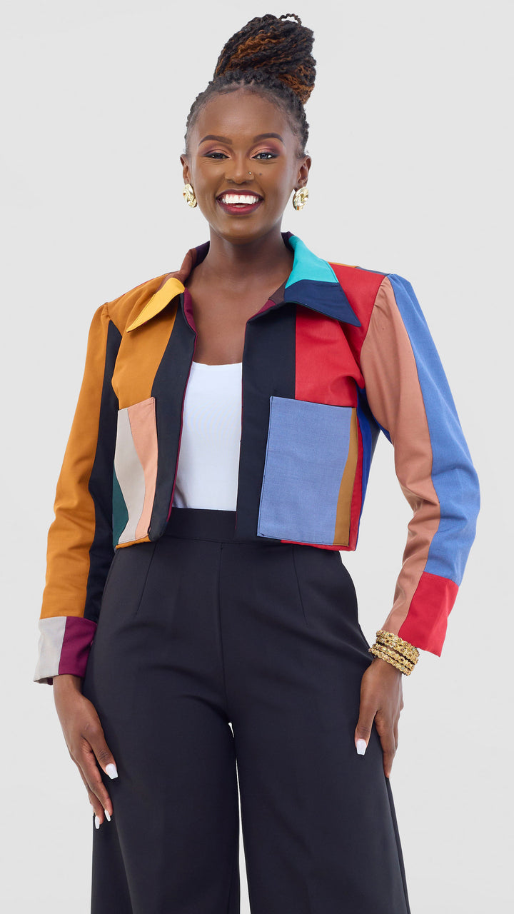 Tuwe Bora Mapya Bolero Jacket - Multicolored