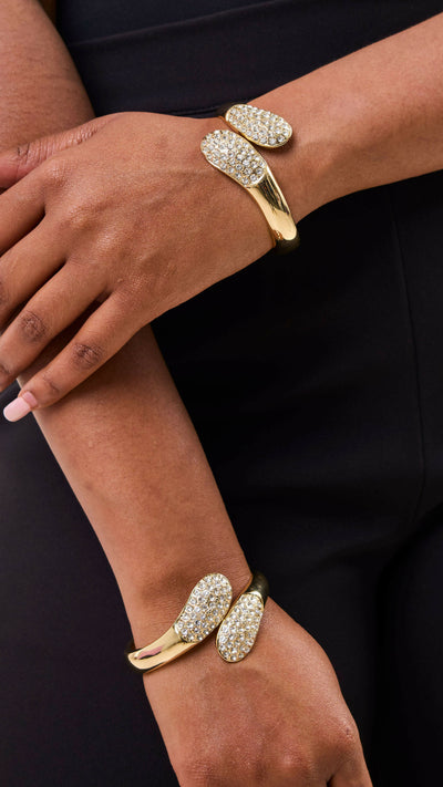 Afrodame Chunky Bangle - Gold