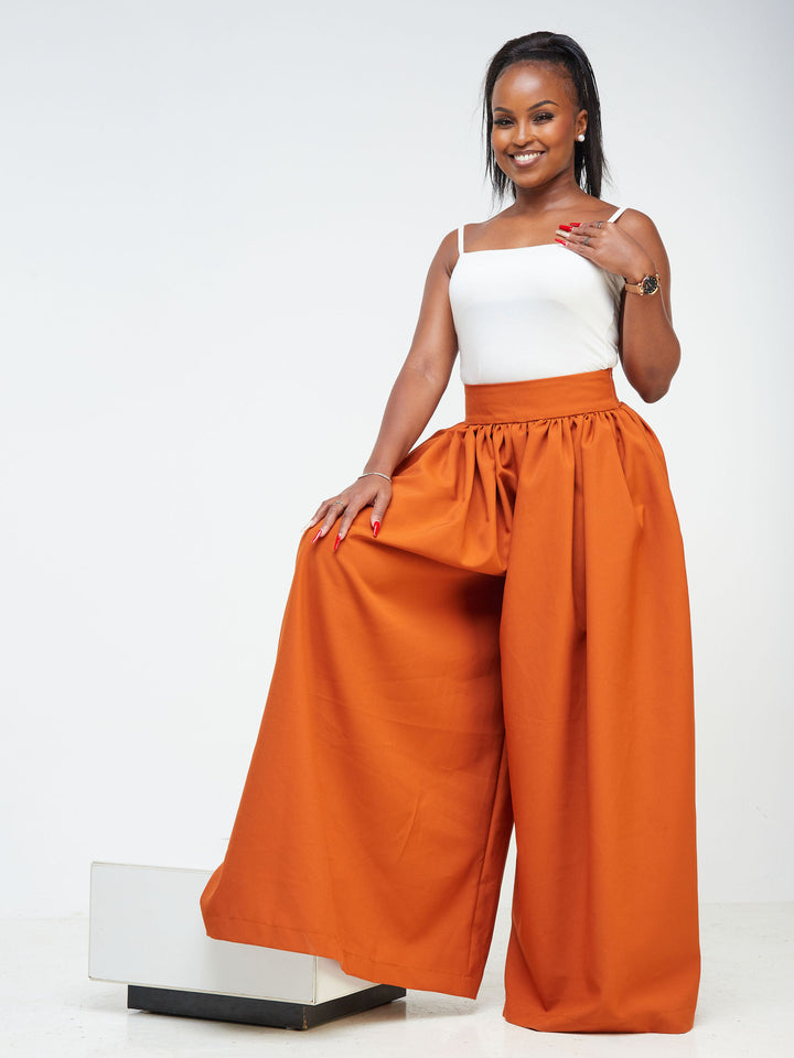 Izulu Kone pants - Burnt orange
