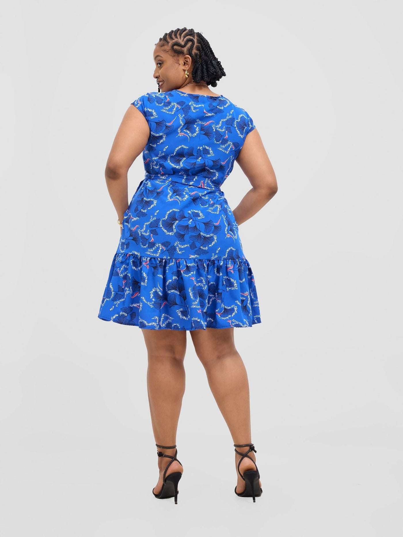 Lizola Jane Shift Dress - Blue - Shopzetu