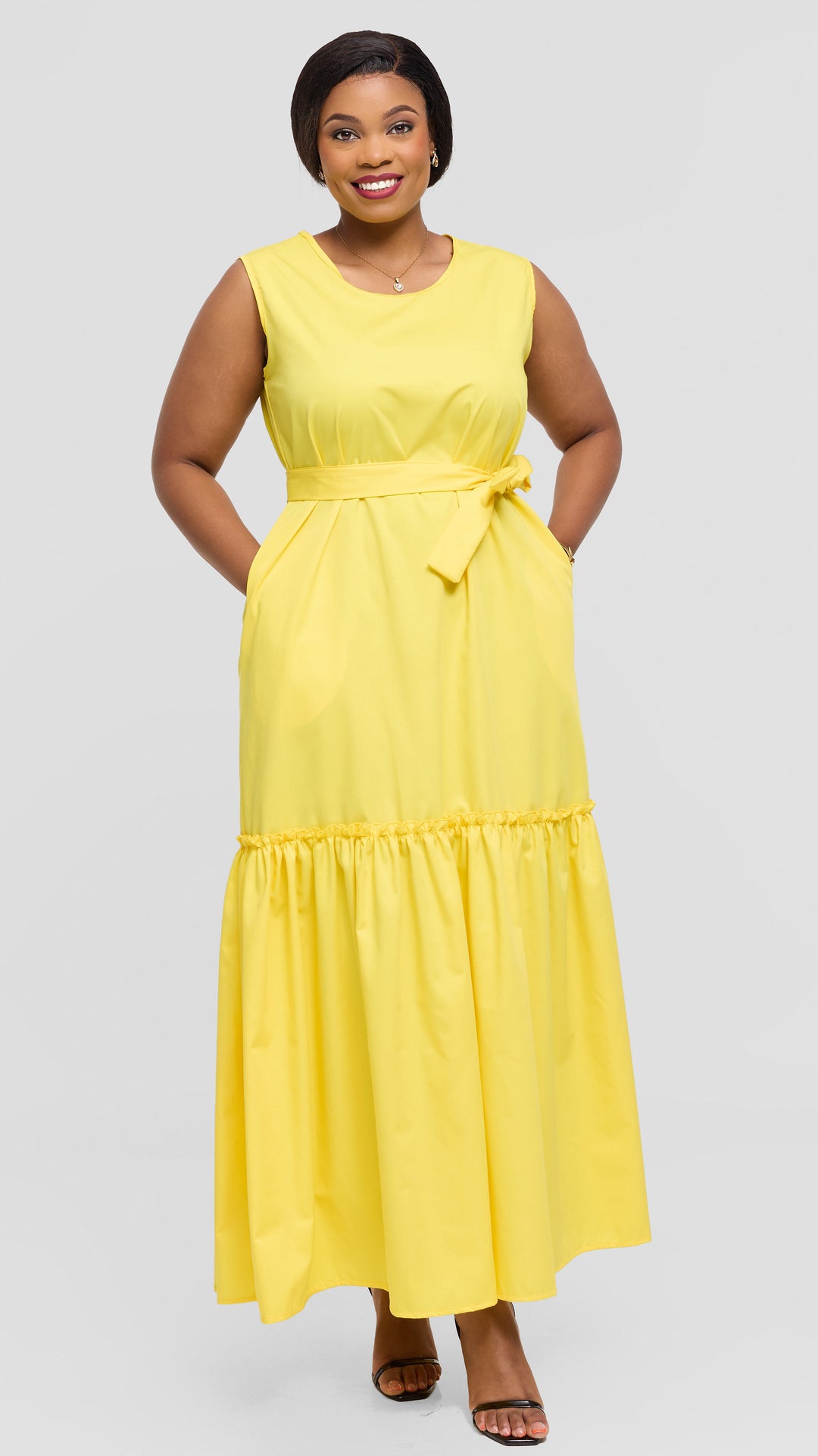 Lizola Thea Maxi Dress - Yellow