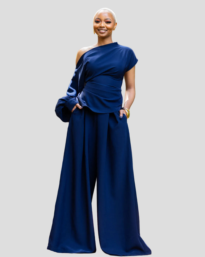 African Yuva Amber Set - Navy Blue