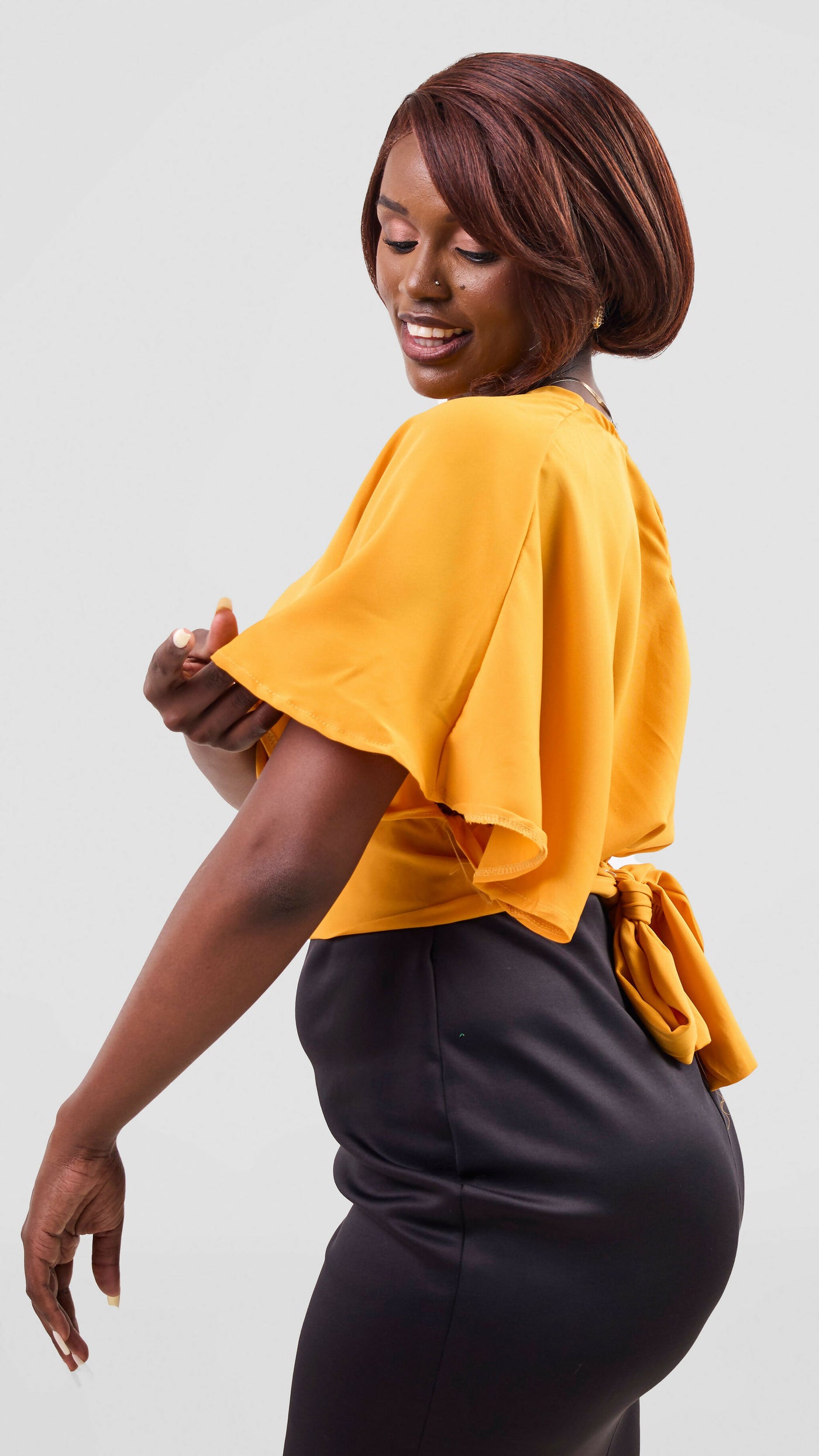 Mkenya Collections Top - Mustard / Yellow