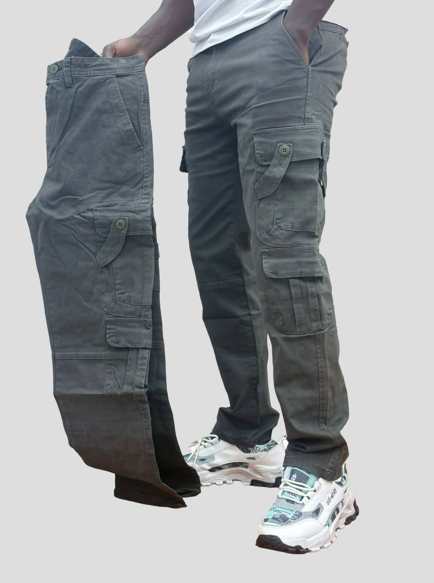 Stylish Brothers Men Cargo Pant - Jungle Green - Shopzetu