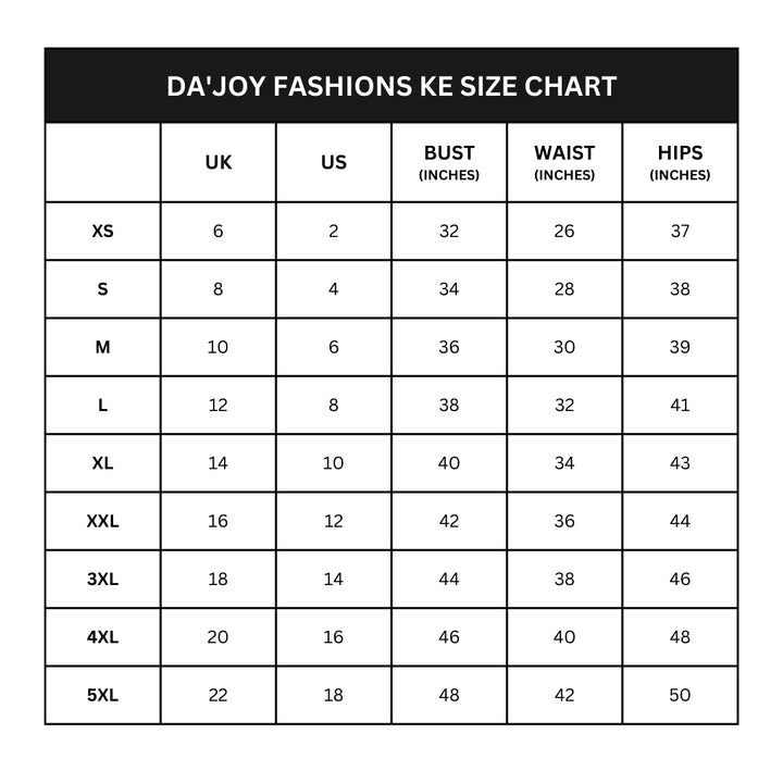Da'joy Fashions Rhine Dress - Black - Shopzetu