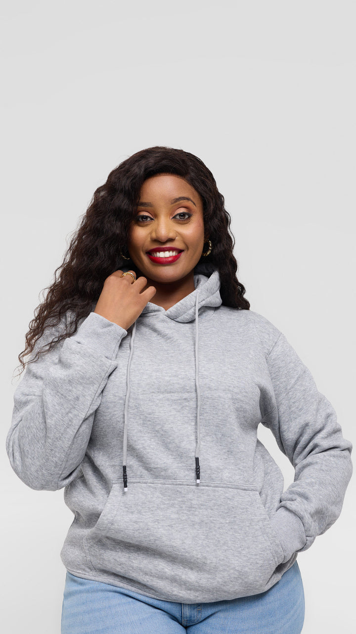 Zuria Fashions Unisex Hoodie - Ash Grey