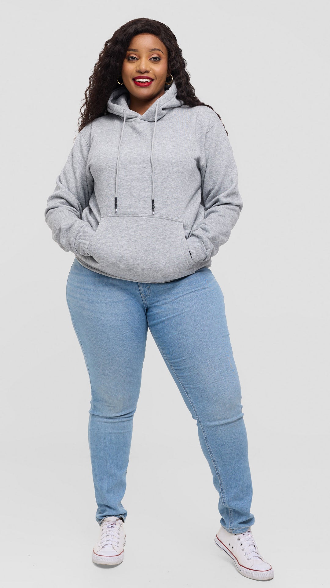 Zuria Fashions Unisex Hoodie - Ash Grey