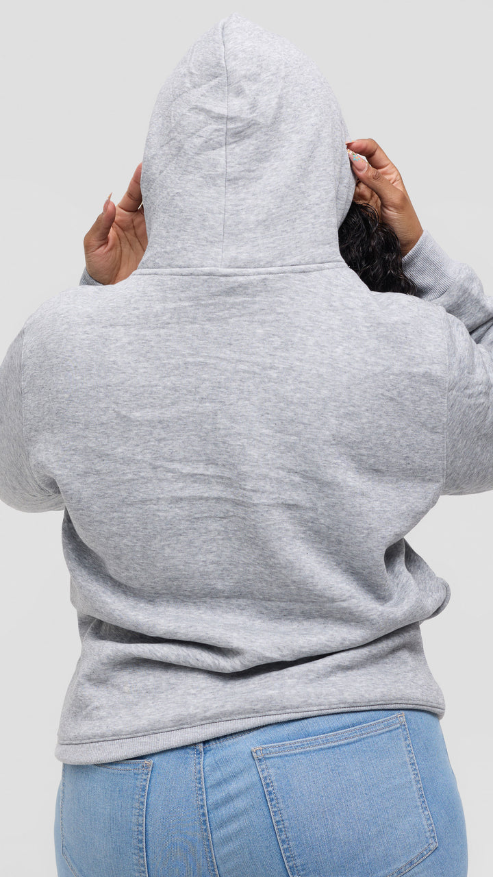 Zuria Fashions Unisex Hoodie - Ash Grey
