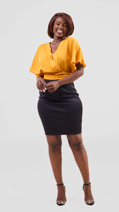 Mkenya Collections Top - Mustard / Yellow