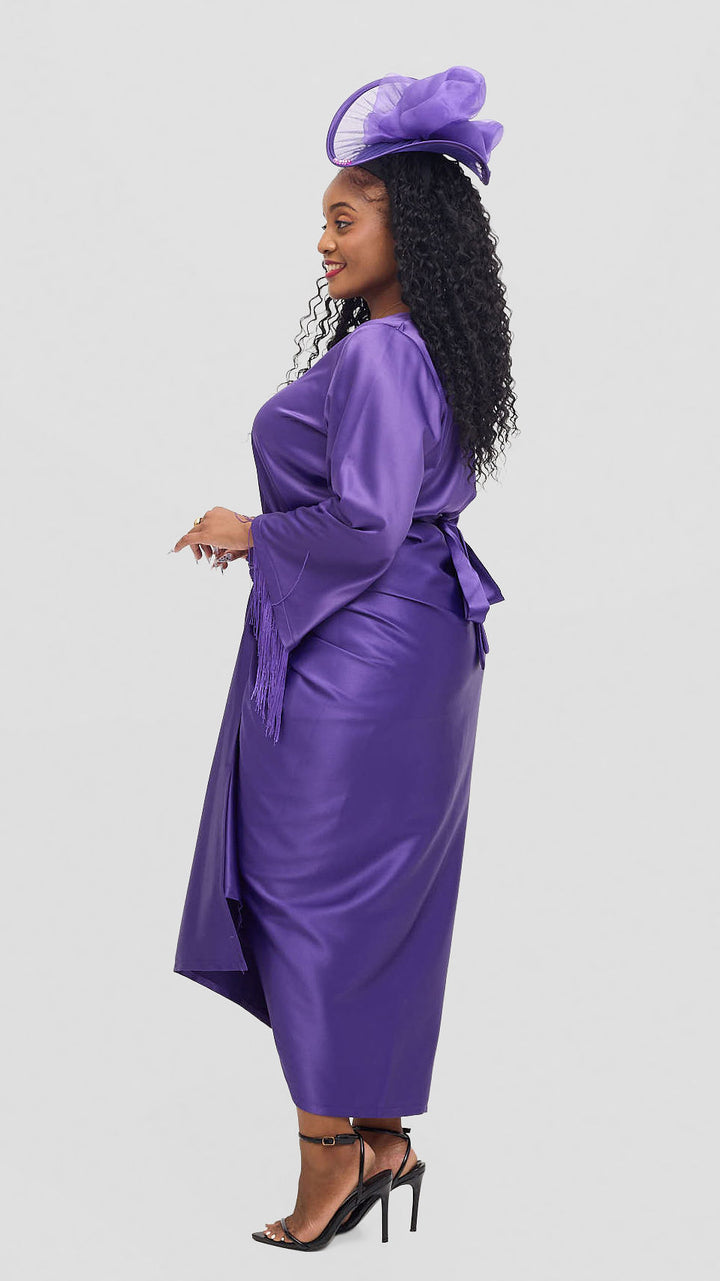 Shona Buba Skirt Set - Purple
