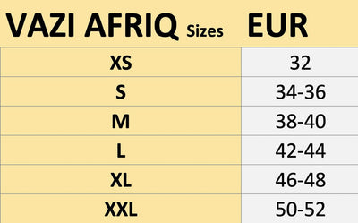 Vazi Afriq Tie & Dye Normal Collar Shirt - Orange / Brown - Shopzetu