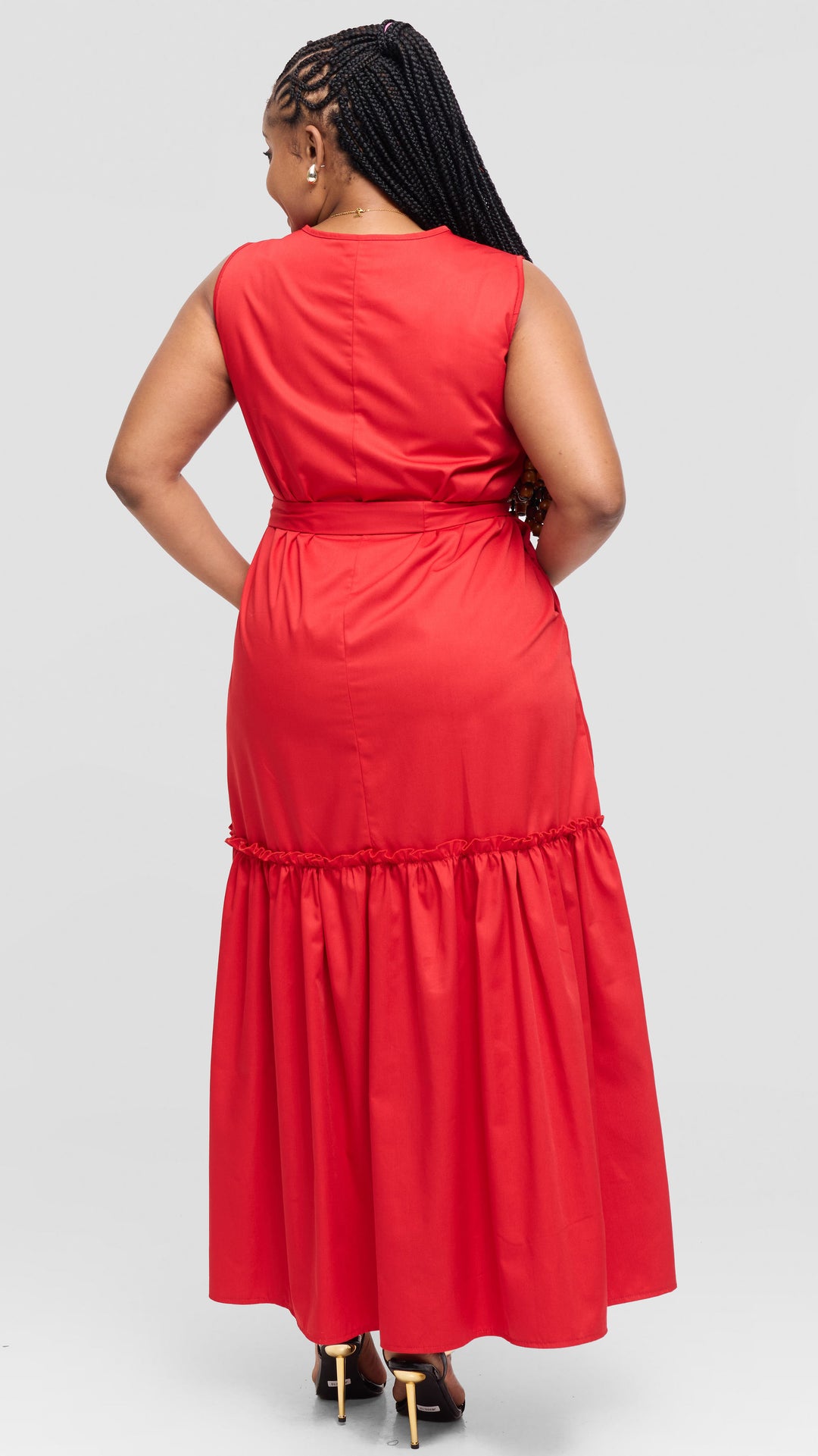 Lizola Vada Maxi Dress - Red