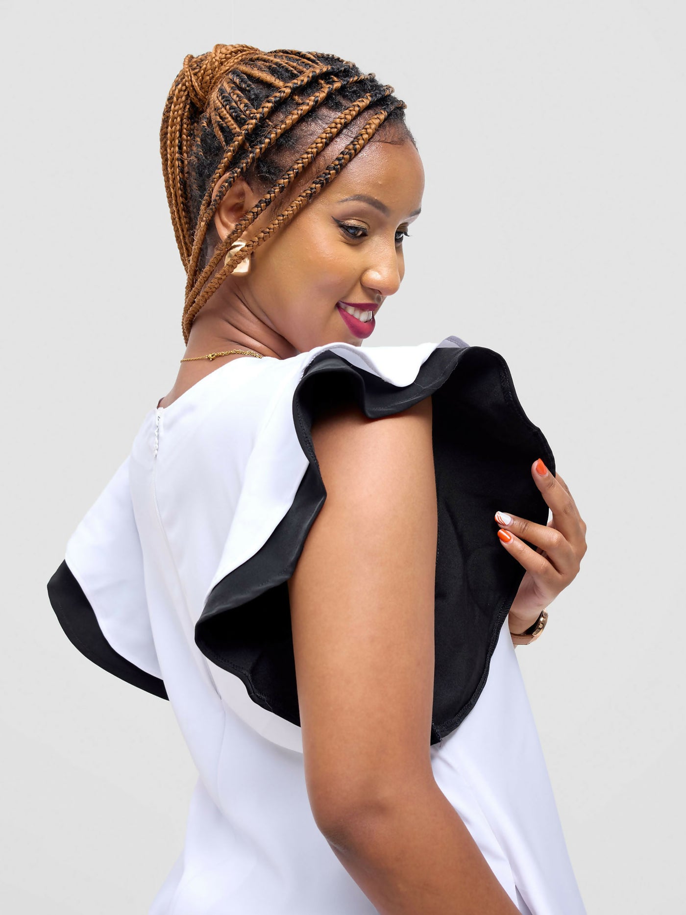 Mnubistyle Muni Dress - White - Shopzetu