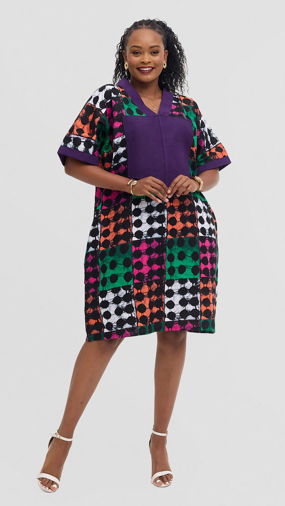 BoSi Royal Boubou Dress - Purple