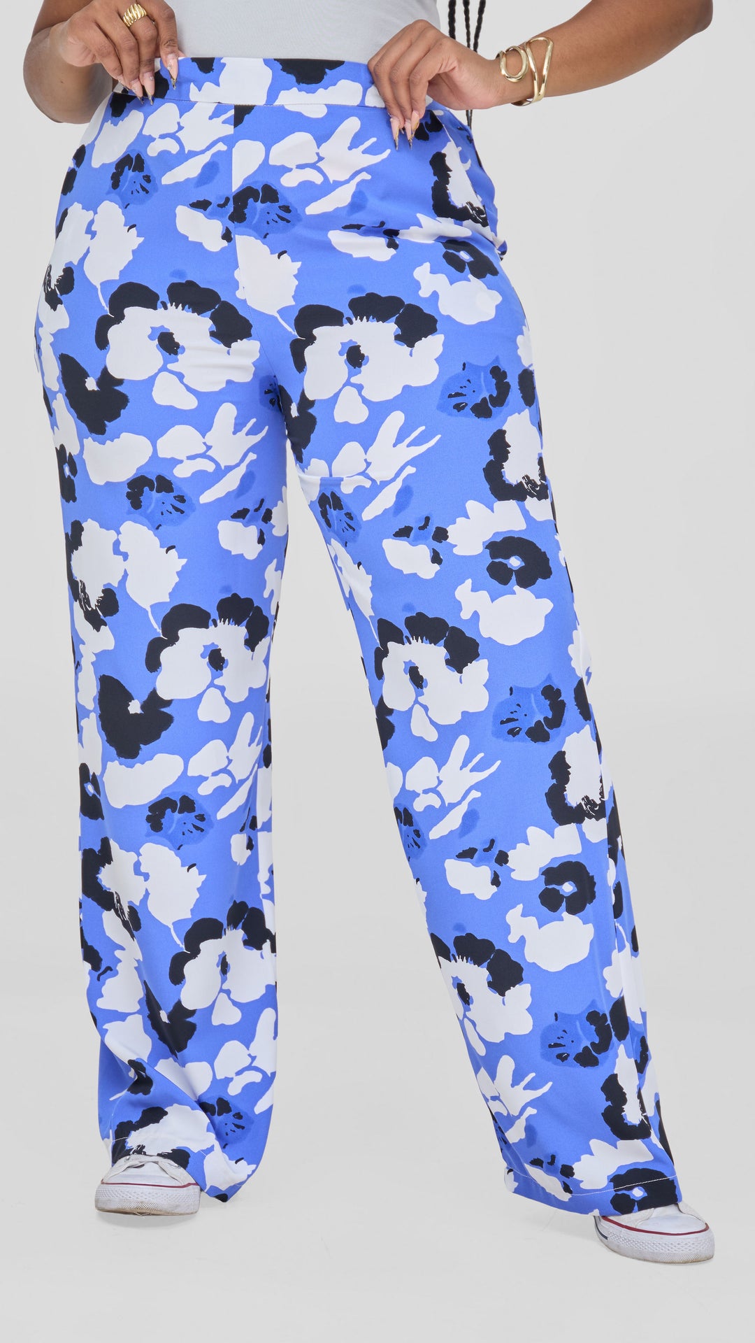 Lizola Miriam Palazzo - Blue / White