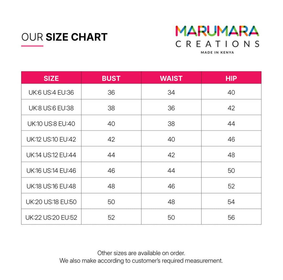 Marumara Creations Waridi Striped Shirt Top - Pink - Shopzetu