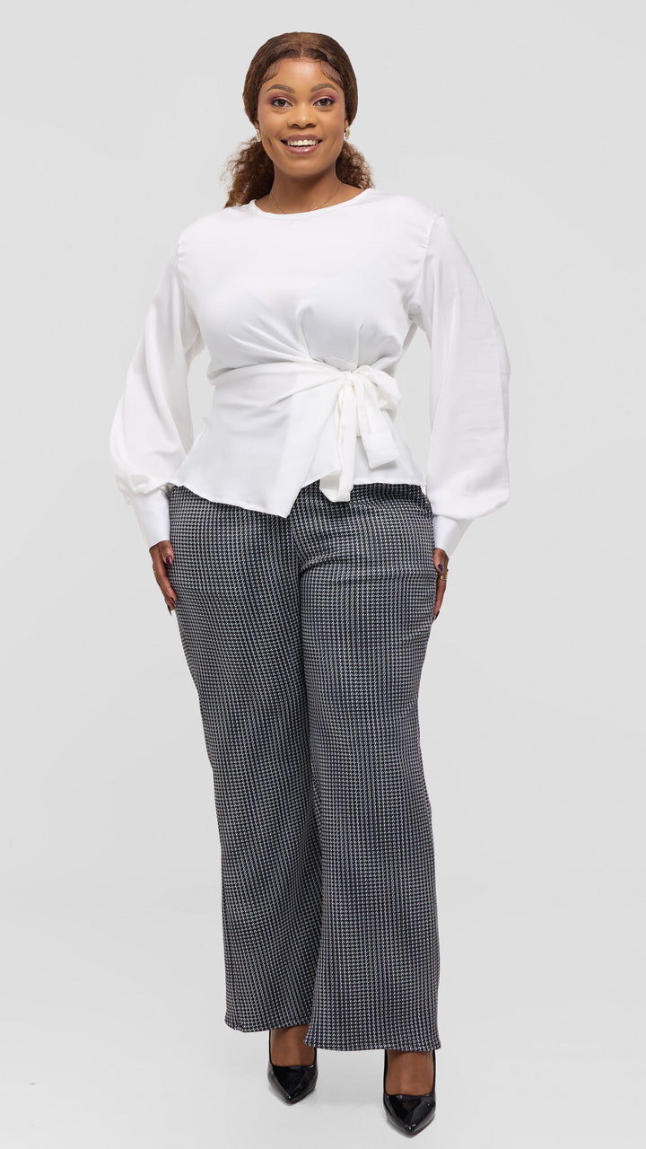 Silk House Collection Ekal Top - White