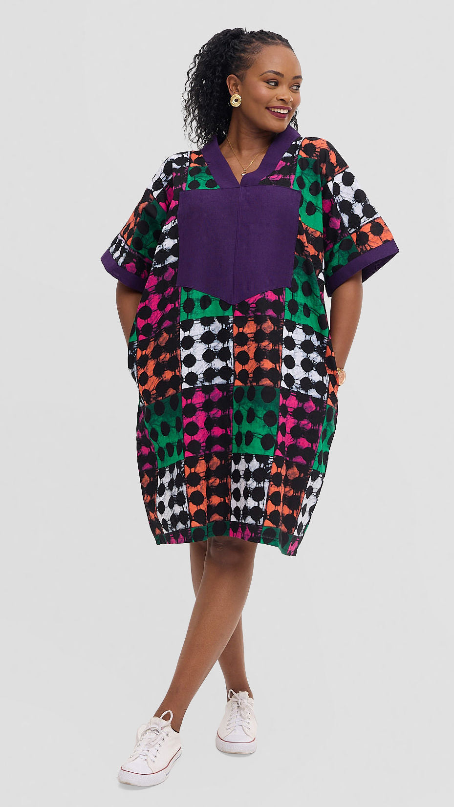 BoSi Royal Boubou Dress - Purple