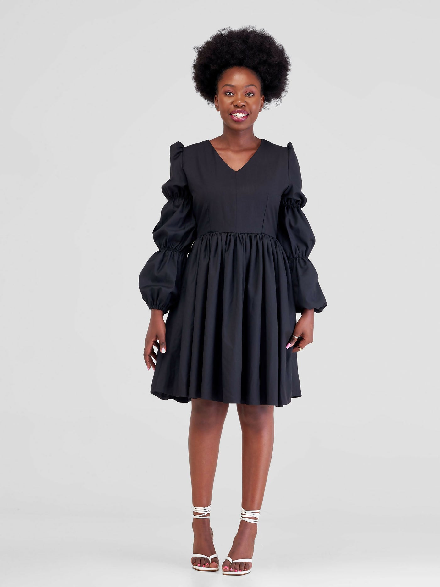 Izulu Mzinga Dress - Black - Shopzetu