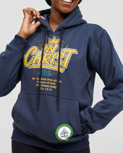Rafiki Threads In Christ Hoodie - Navy Blue