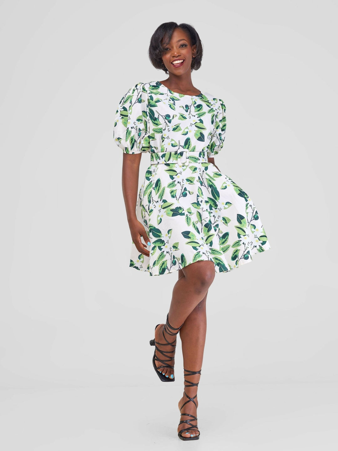 Stylish Sisters Mini Dresses - Green - Shopzetu